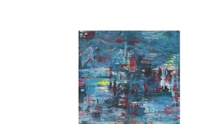Akryl maleri Color explosion af Lene Larsen malet i 2025
