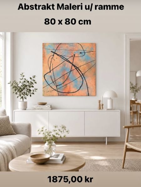 Akryl maleri Nr 56 af kim sommer malet i 2026