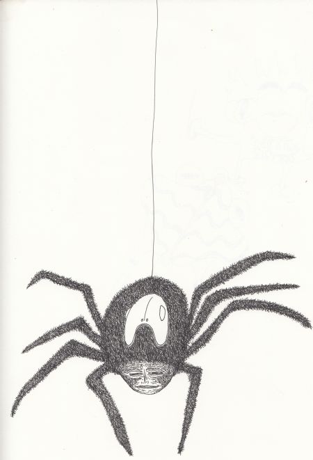 maleri Spidertime af Brad Mossman malet i 2026