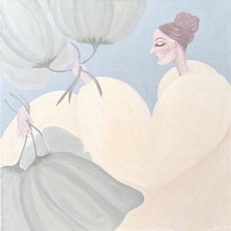 Akryl maleri It’s a dreamy afternoon af Isabel  Savannah malet i 2026
