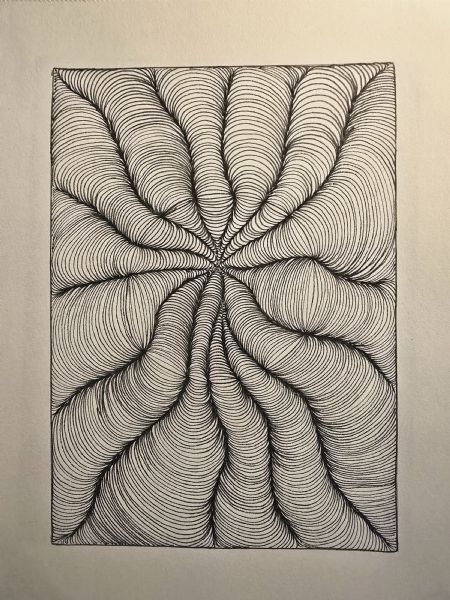  maleri The Vortex af Zala Art malet i 2024