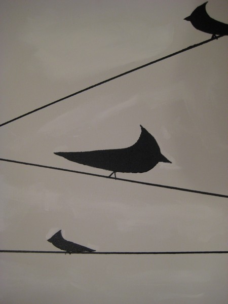 Akryl maleri Bird Series af Art By Mark malet i 2010
