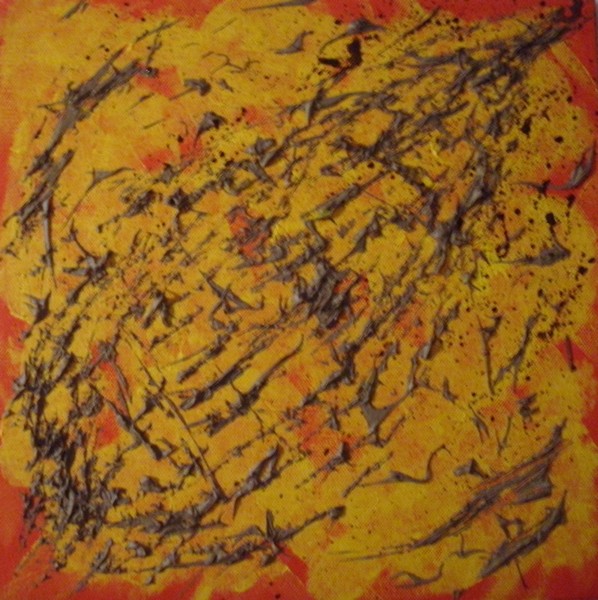 Akryl maleri Unavngivet af sune hansen malet i 2010