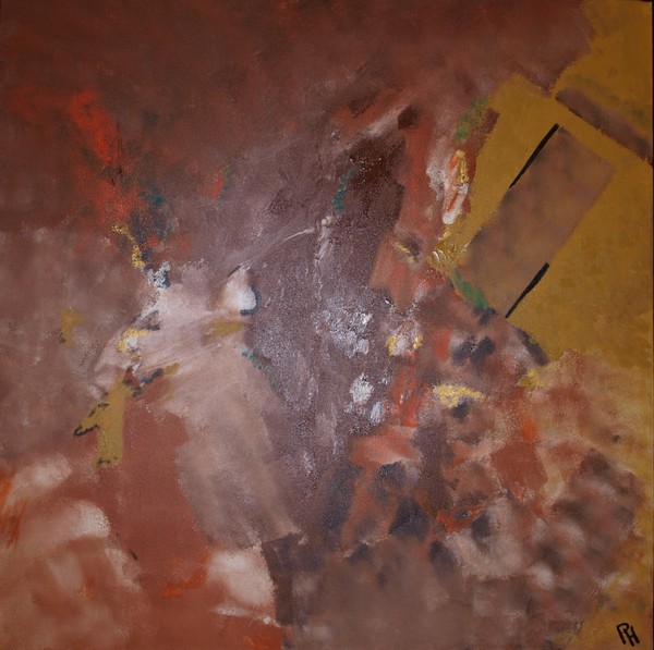 Akryl maleri Unavngivet af Bjerring malet i 2009