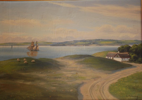 Olie maleri Unavngivet af A. Frømming malet i 