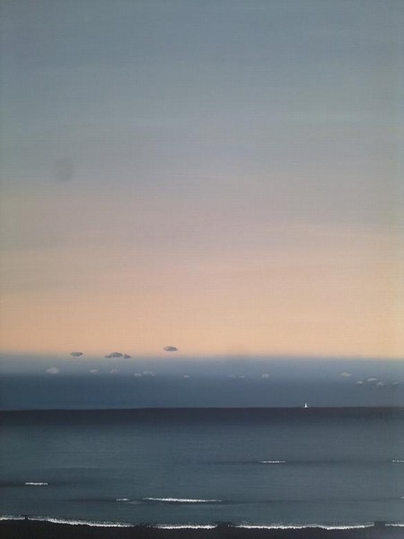 Olie maleri Aftenstunden af Galleri-Andersen malet i 2011