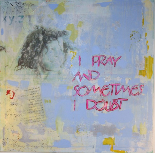 Blandede medier maleri I pray af Liiluu malet i 2010