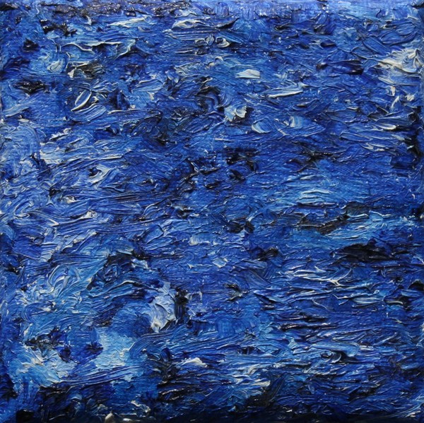  maleri Oprørt vand af CG malet i 2009