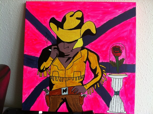  maleri vores indre cowboy af Mc malet i 2012