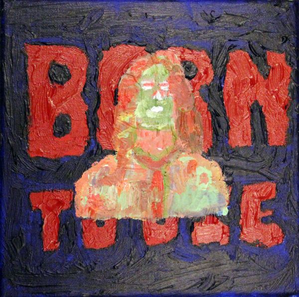 Akryl maleri Born To Die af H J Ries malet i 2012