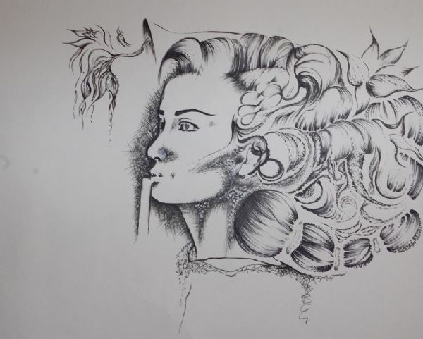 Kul maleri Universal Expression af Ellen Linde Art malet i 2012