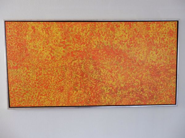 Akryl maleri Forår af Annette Spring malet i 2014