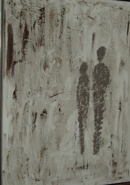 Akryl maleri Tosomhed af Ette malet i 2008