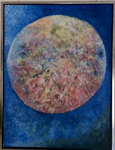 Akryl maleri Fragile af John Christensen malet i 2015
