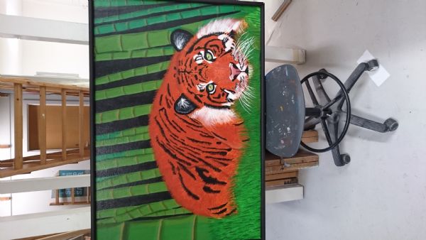  maleri Tiger af N.I.O malet i 15