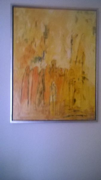 Olie maleri Østens Mystik osv.. af WinnieDolva malet i 2003