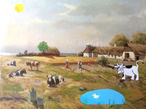  maleri Funnie farm af TLP malet i 2016