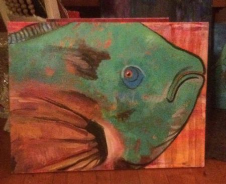  maleri Fri fisk af tinna winkel malet i 2019