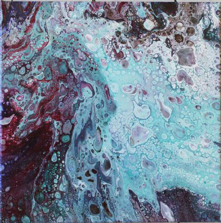 Akryl maleri Ocean Dream af Maria Adelstorp malet i 2017