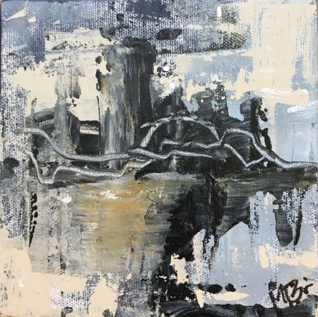 Akryl maleri landscape moods No 1 af MBRANDT malet i 2017
