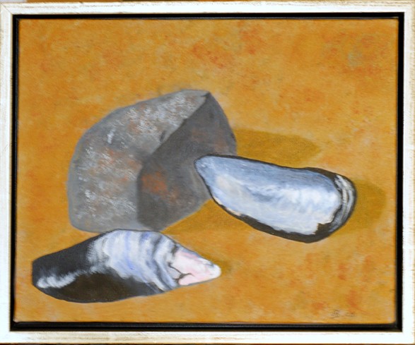 Akryl maleri Muslinger af Galleri Begemann malet i 2005