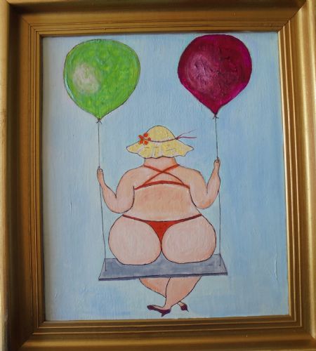  maleri Ballongynge af Ikongalleriet malet i 2018