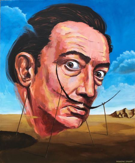  maleri Dali af Henning Dalhoff malet i 2018