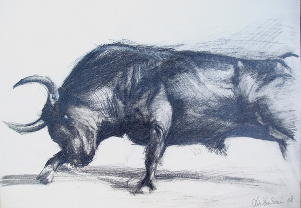  maleri fremad af niels steen Sørensen malet i 2008