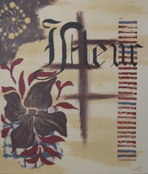 Akryl maleri Fleur af BaLiBala malet i 2008
