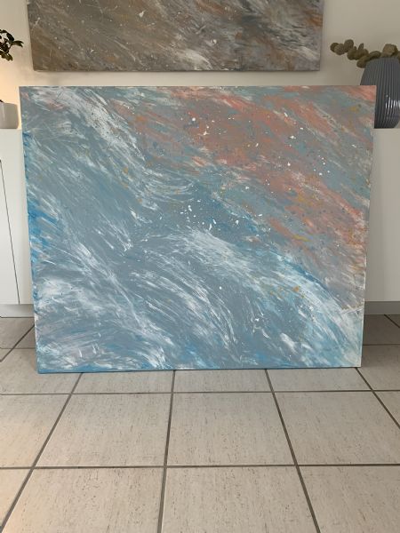 Akryl maleri Ocean af Stock malet i 2020