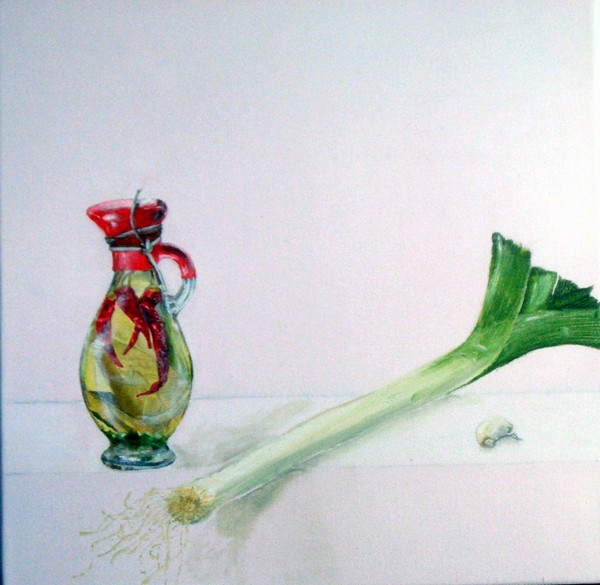 Olie maleri Unavngivet af Evgeniy Eramov malet i 2008