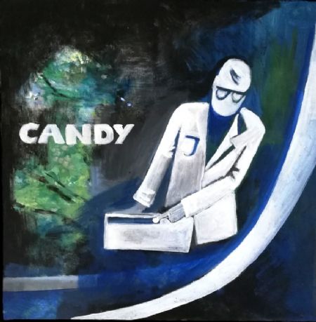 Akryl maleri MR Candy af Flemming Rene Rasmussen malet i 2020