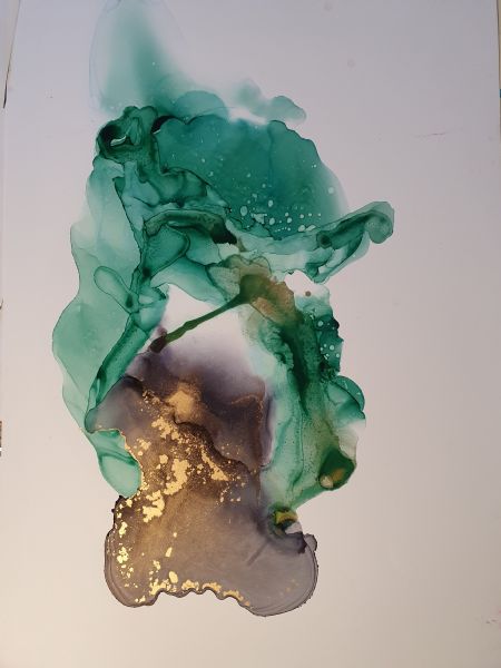  maleri Nr3 af KLart - Kristina Larsen malet i 2020