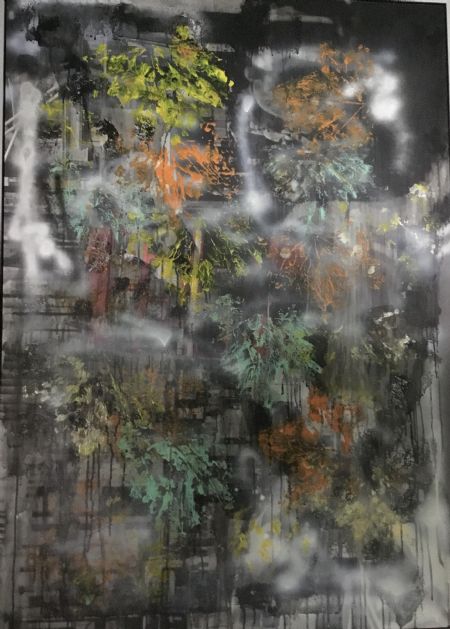 Akryl maleri Natur af Wincentz K malet i 2020