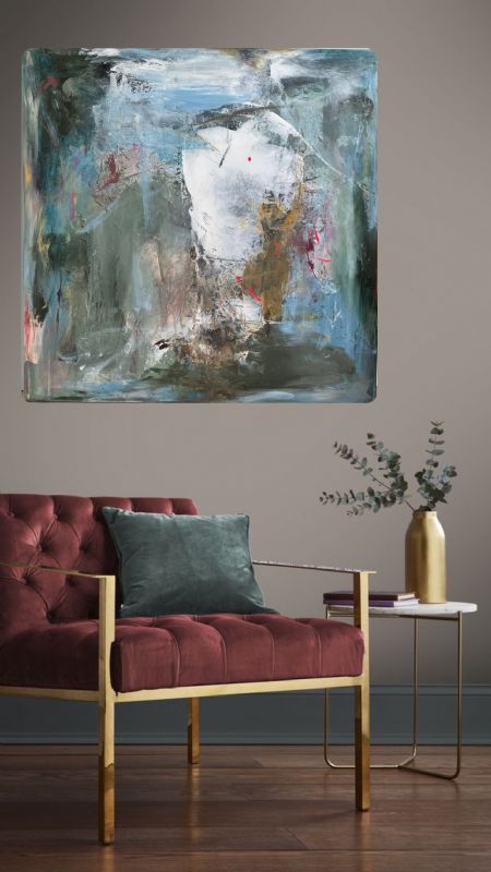 Akryl maleri Unavngivet af Art By Riks malet i 2021