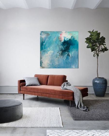 Akryl maleri Unavngivet af Art By Riks malet i 2019