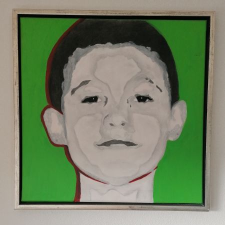 Akryl maleri Milan af Marie Bravo Morales malet i 2013
