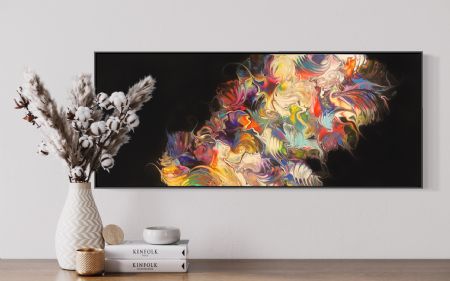 Akryl maleri Flowers af Thomas Samsøe malet i 2022