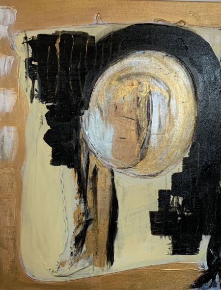 Akryl maleri Abstrakt by Sonne af Majken Sonne malet i 2022