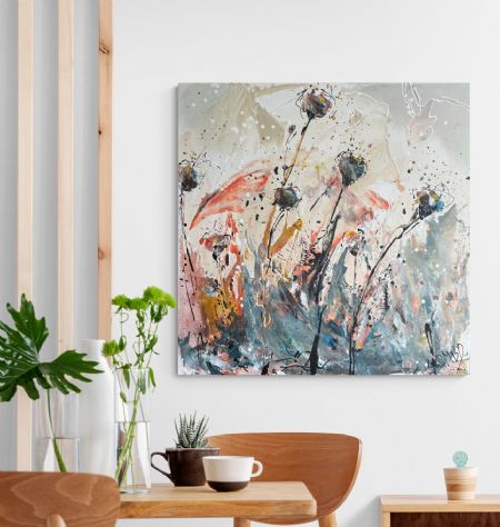 Akryl maleri www.galleriambp.dk (NR.63) af ART by AMBP / Anne-Mette Bank Petersen malet i 2022