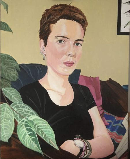Akryl maleri Judith af Paul Kelly malet i 2022