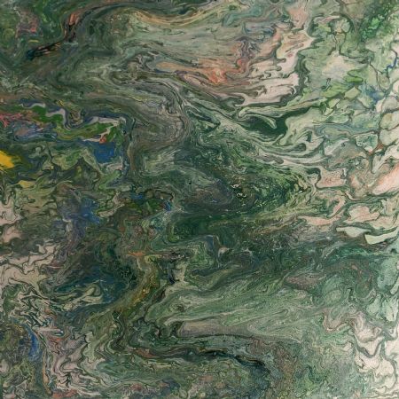 Akryl maleri De fire årstider - Forår af Art by Danner  malet i 2022
