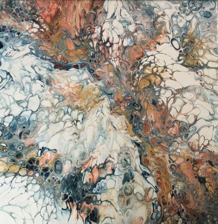 Akryl maleri Abstract 9 af Art by Danner  malet i 2022