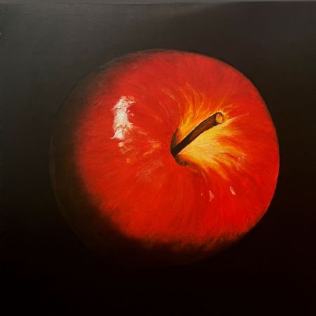 Olie maleri Æble af Brian lykke malet i 2022