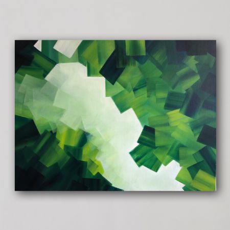 Akryl maleri Green Peace af Art by Desi S malet i 2022