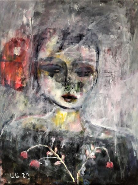 Akryl maleri Do NOT destroy it af Lili Hollesen malet i 2023