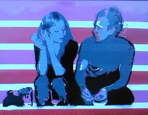  maleri Malte og Stine Sofie af Alex Liafi malet i 2009