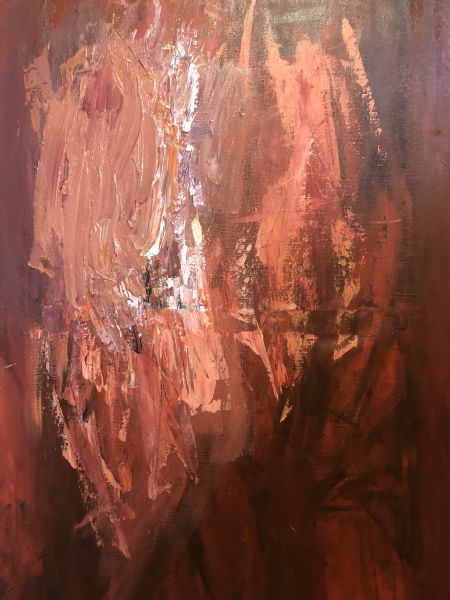 Akryl maleri Light ll af Annie Hansen malet i 2023