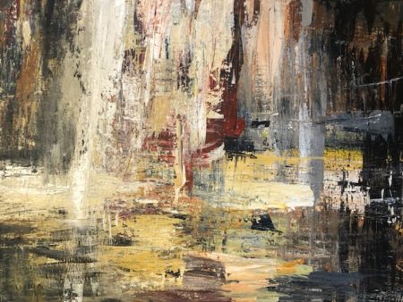 Akryl maleri Forest af Annie Hansen malet i 2021