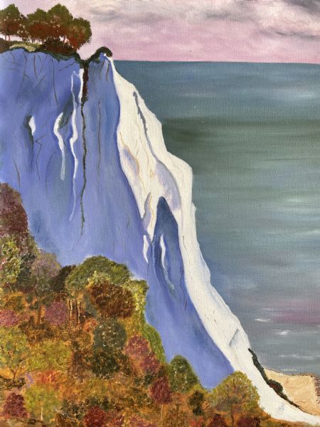Olie maleri klint af J. Mohr malet i 
